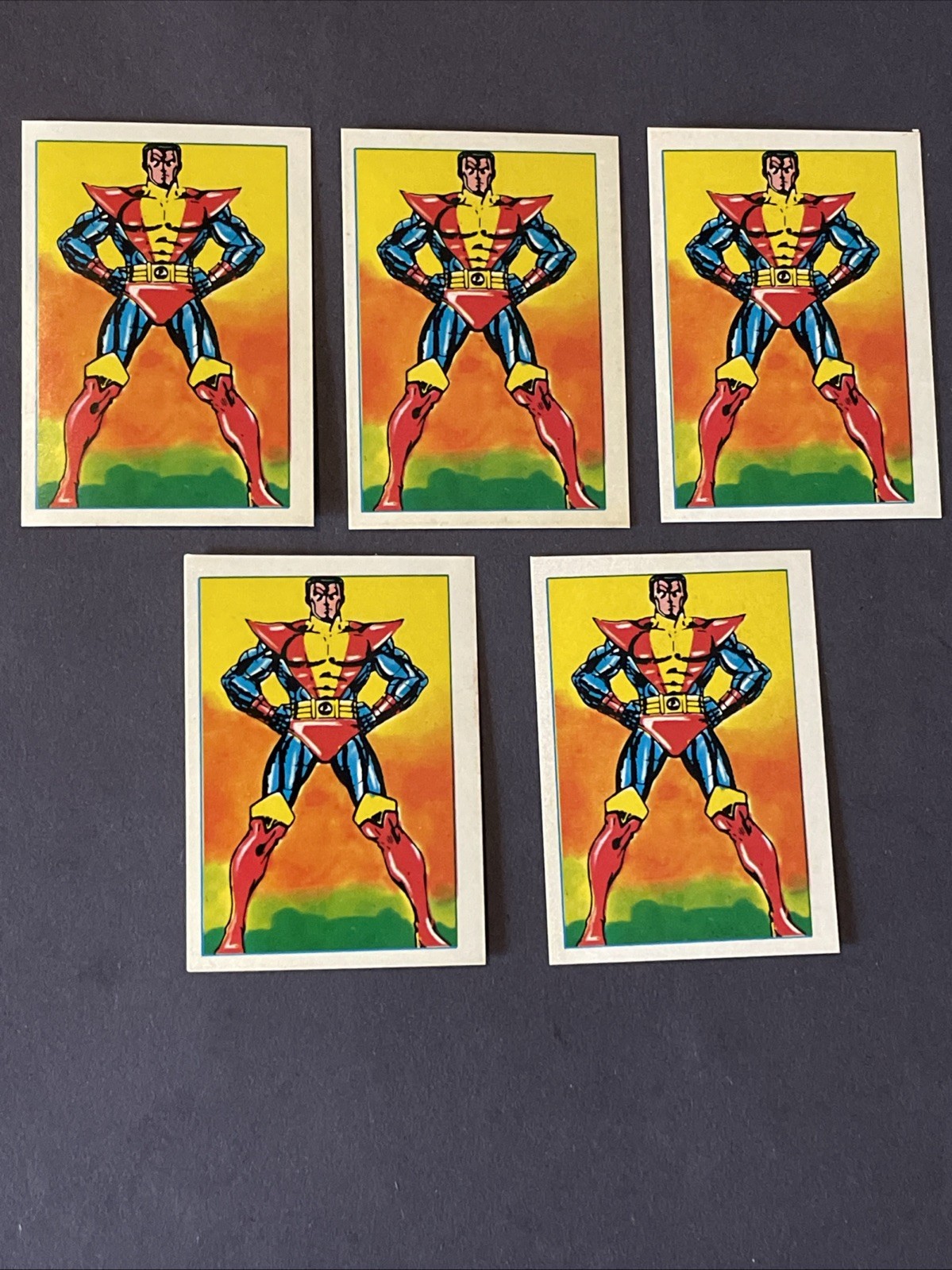 1x 1984 Leaf Marvel Super Heroes SECRET WARS Stickers #67 COLOSSUS X-Men