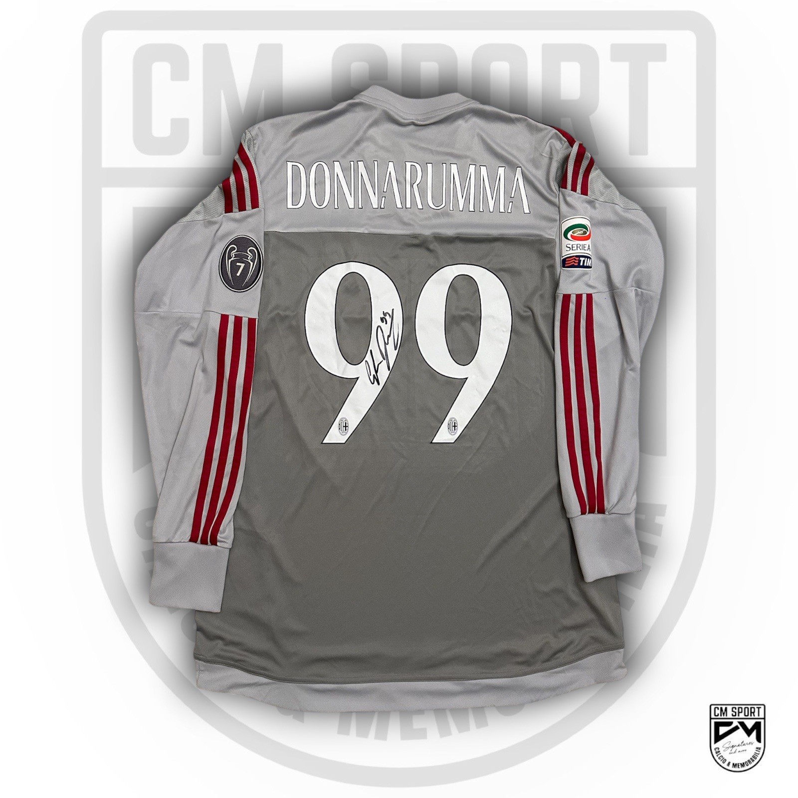 AC Milan - Gigio Donnarumma - 2015/16 debut jersey with autograph signature