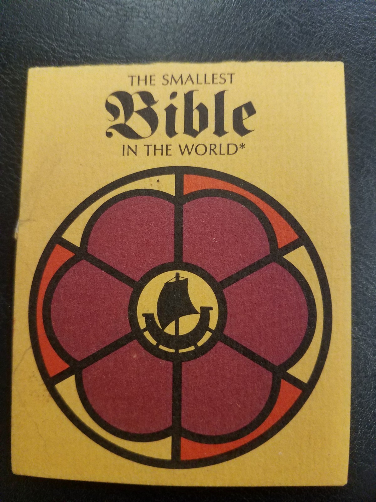 Vintage 1969 NCR PCMI Microfilm Holy Bible Lunar Apollo 14 Smallest Book Sleeve