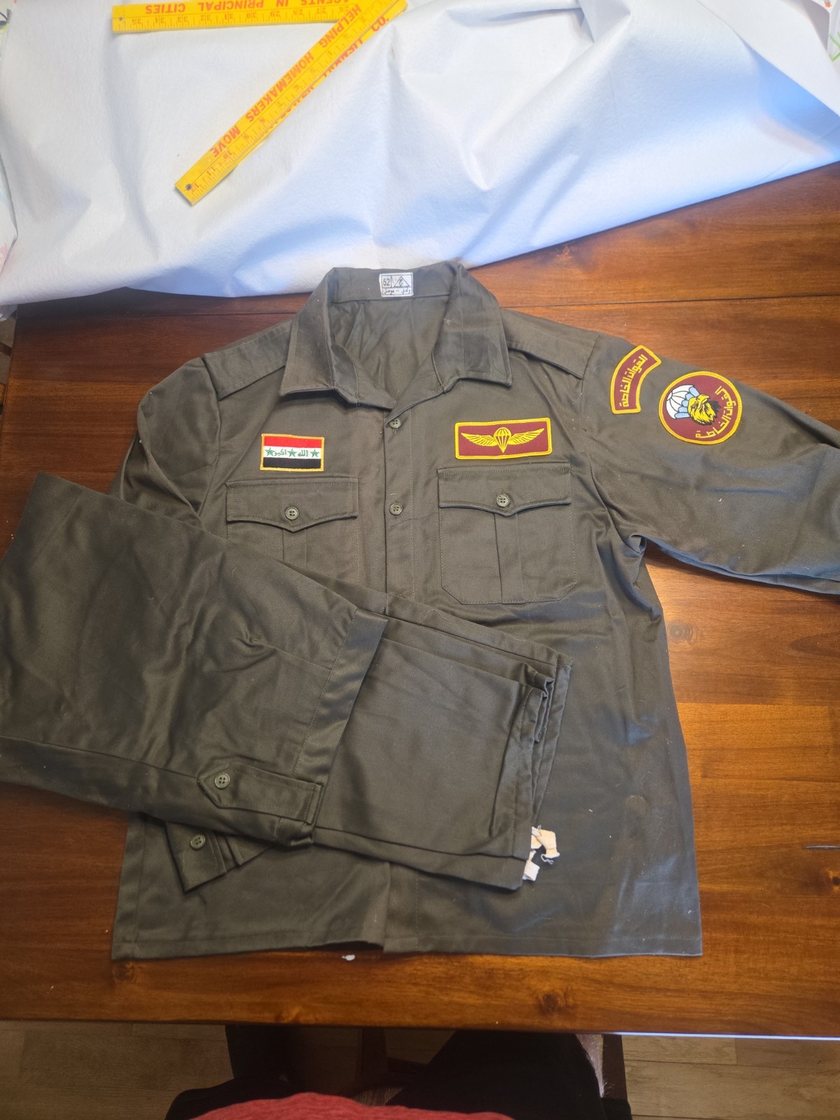 Official Iraqi Army Special Forces Uniform Unissued OIF Size 52 Large Pant/Shrt