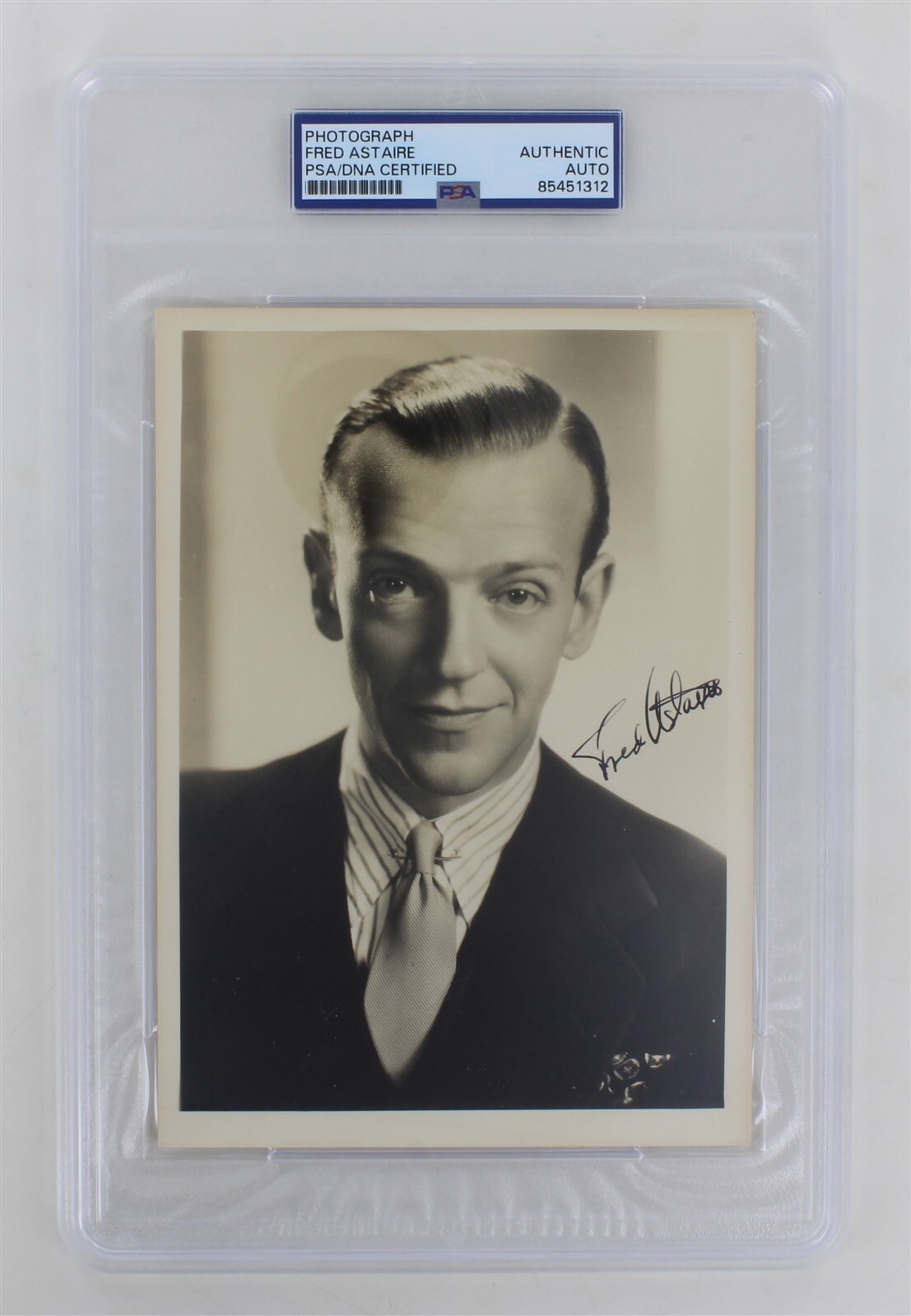 Fred Astaire 1943 Signed 5x7 Photo PSA Autograph Dancer, Actor Ginger Rogers 