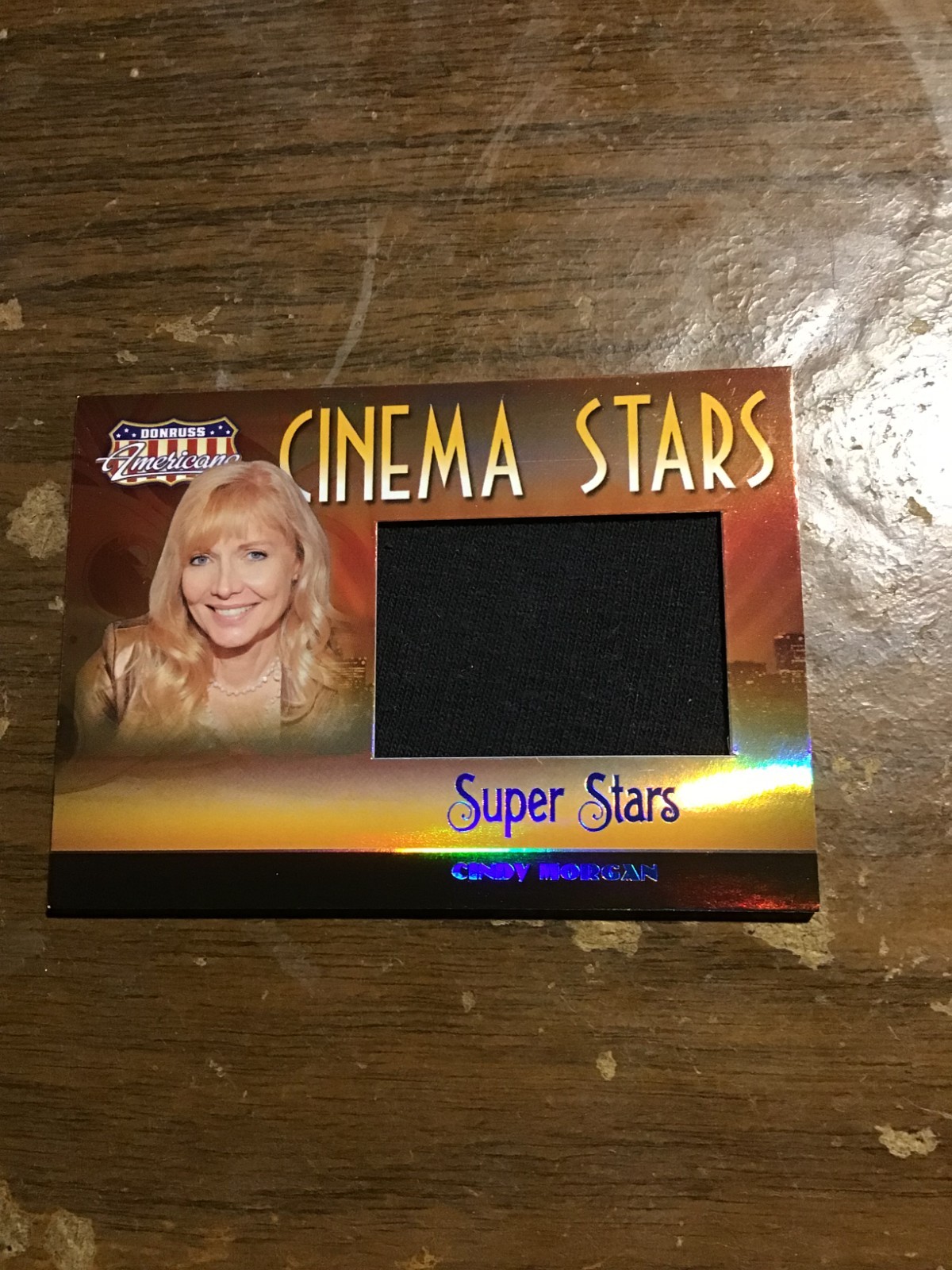 Cindy Morgan 2007 Donruss Americana Cinema Stars Super Stars Jumbo Relic 17/25