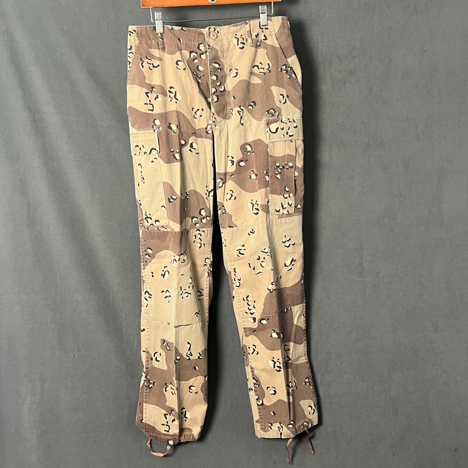 Vtg 1996 Propper Chocolate Chip Camo Pants Mens Medium Long 6 Color Desert BDU