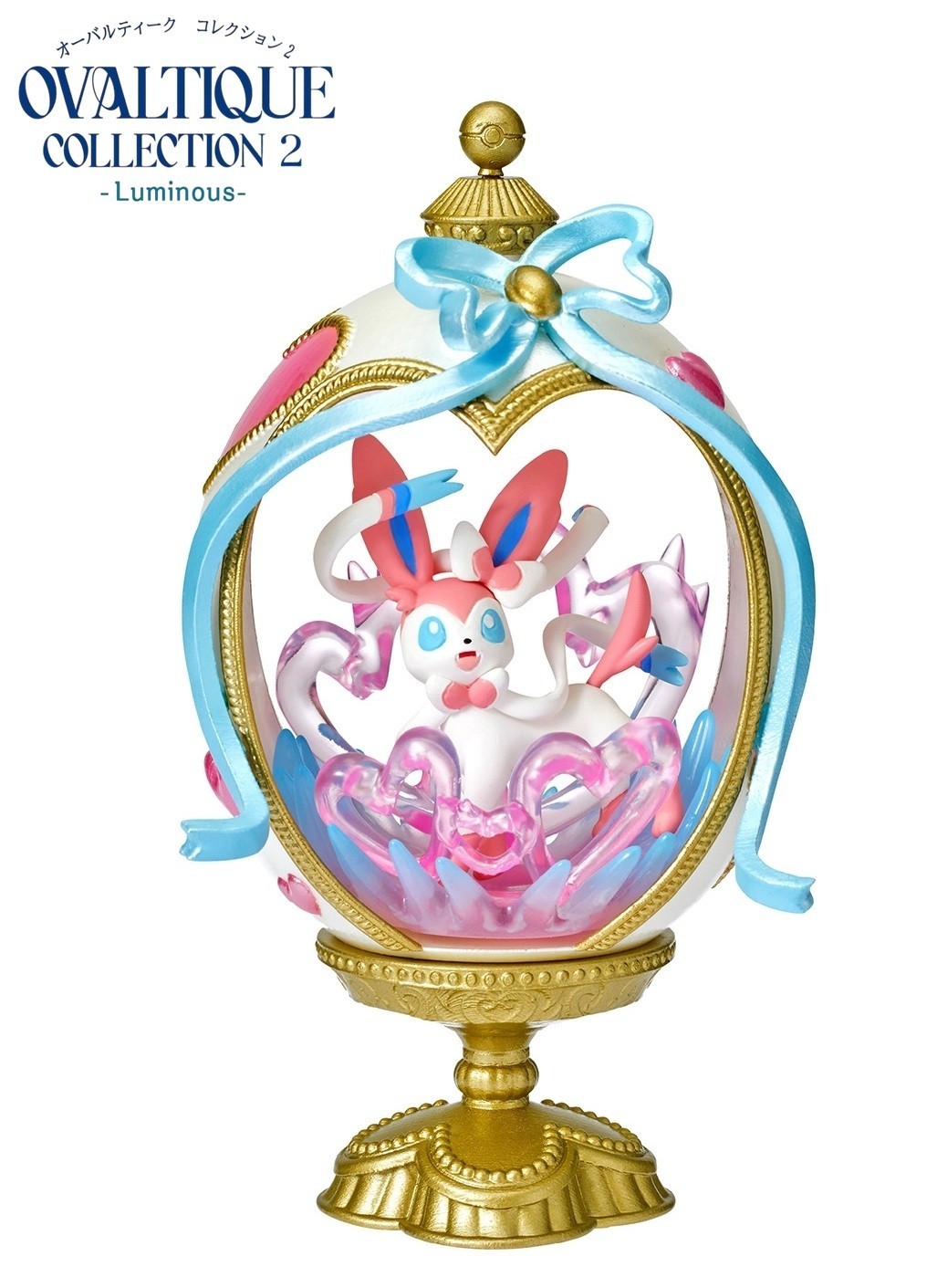 RE-MENT Pokemon Ovaltique Collection 2 Luminous Antique Mini Figure Toy Sylveon RE-MENT Pokemon Ovaltique Collection 2 Luminous Antique Mini Figure Toy Sylveon