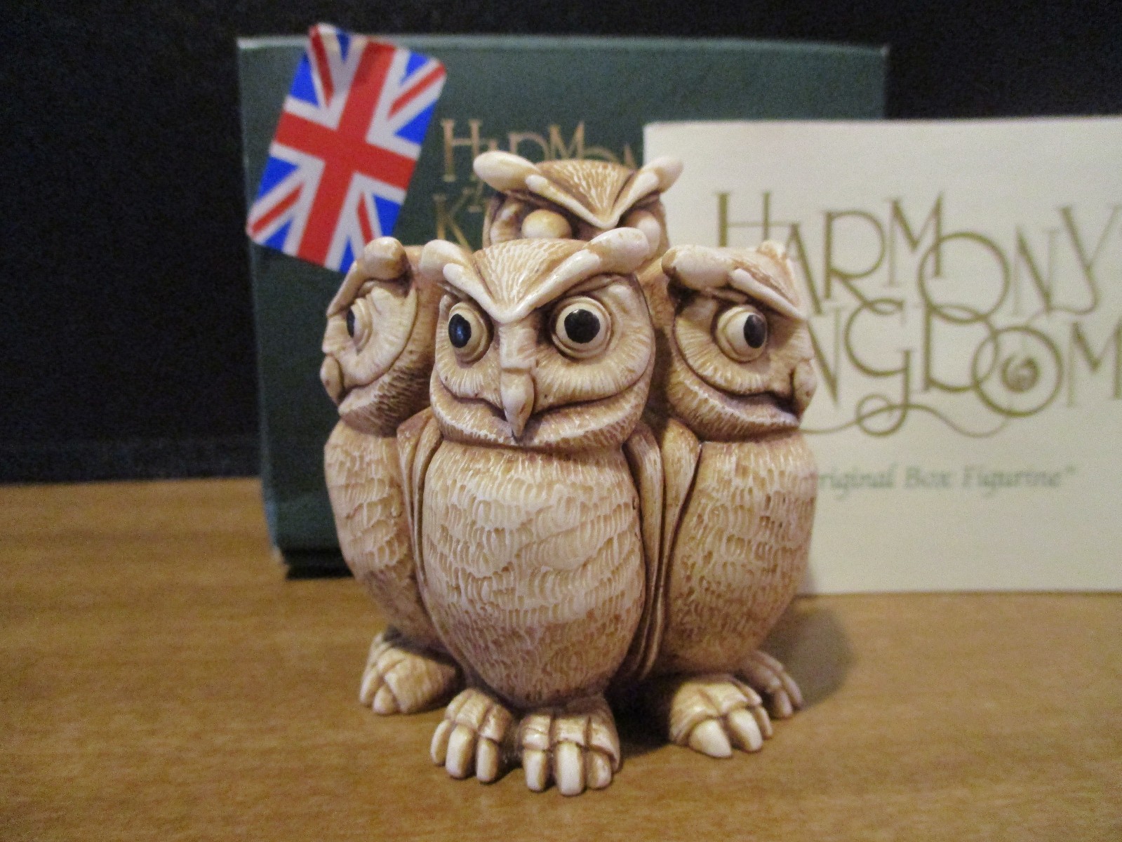 Harmony Kingdom Lord of the Owls 10th Annual UK Birthday Bash Figurine 100 RARE