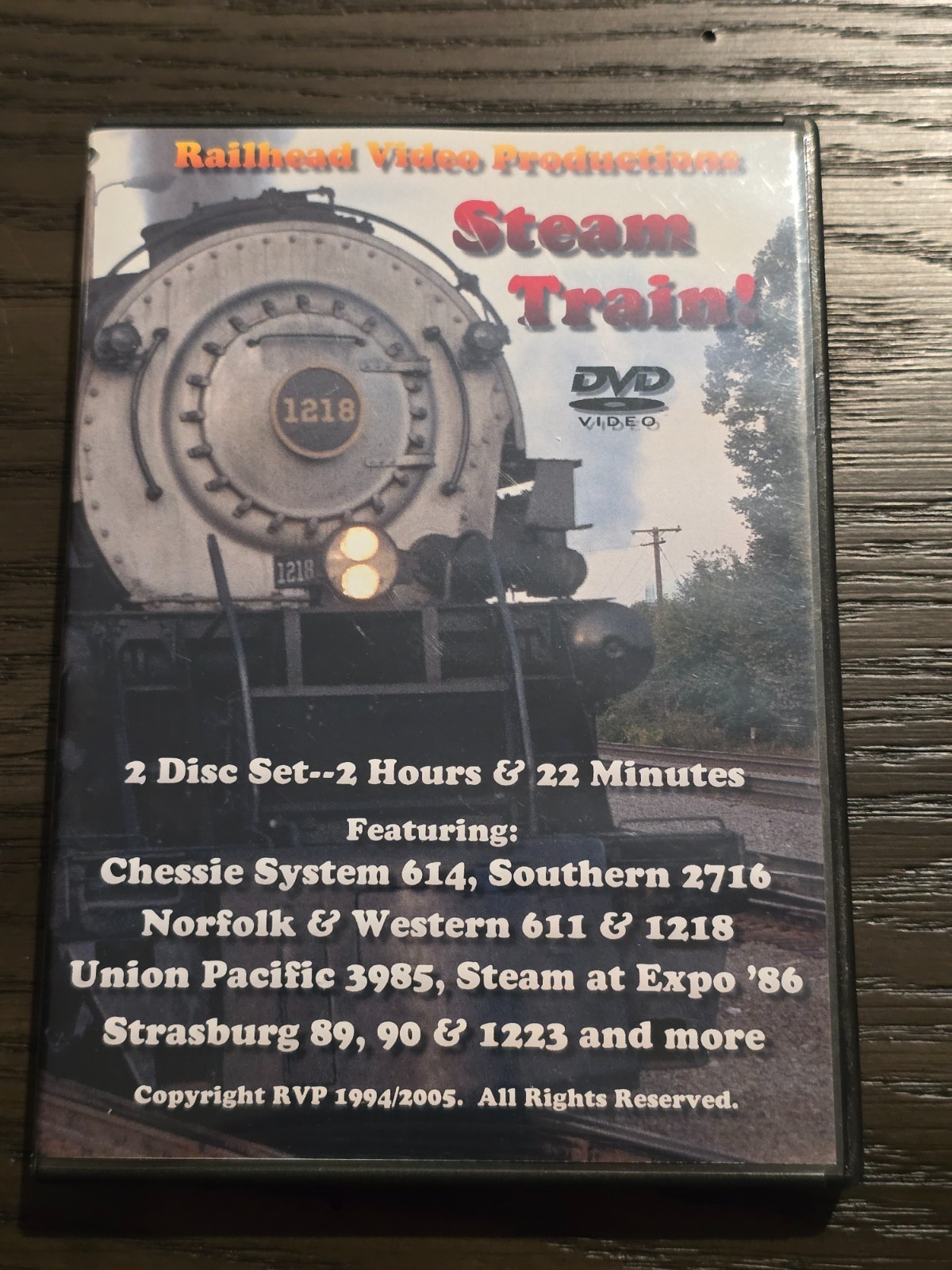 Railroad Video Production Steam Train DVD: 2 Disc Set