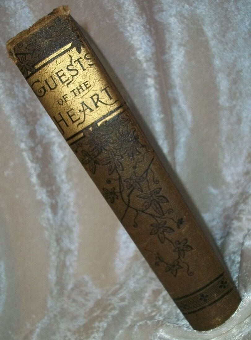 E.C. Allen Antique 1880 Guests of the Heart Christian Hymn Anthology Poetry Book