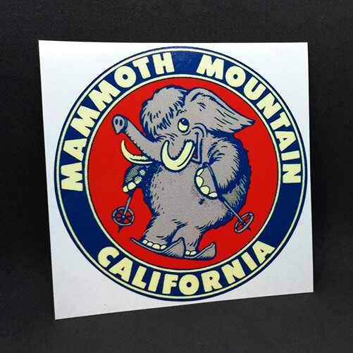 MAMMOTH MOUNTAIN Travel DECAL / Vintage Style Vinyl STICKER, California MAMMOTH MOUNTAIN Travel DECAL / Vintage Style Vinyl STICKER, California