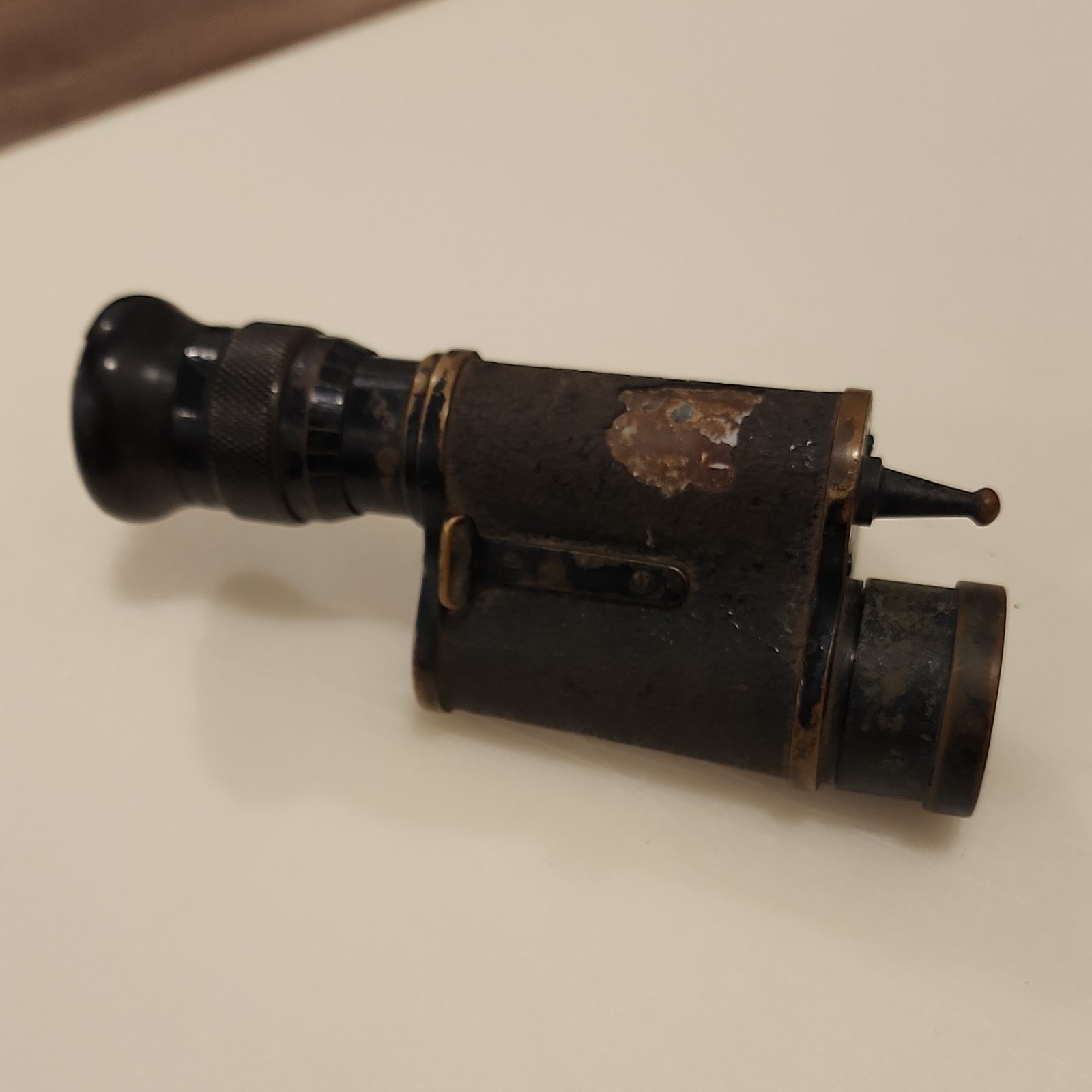 Antique Jules Huet & Cie Paris 8X Monocular c.1880-1910 Optics...