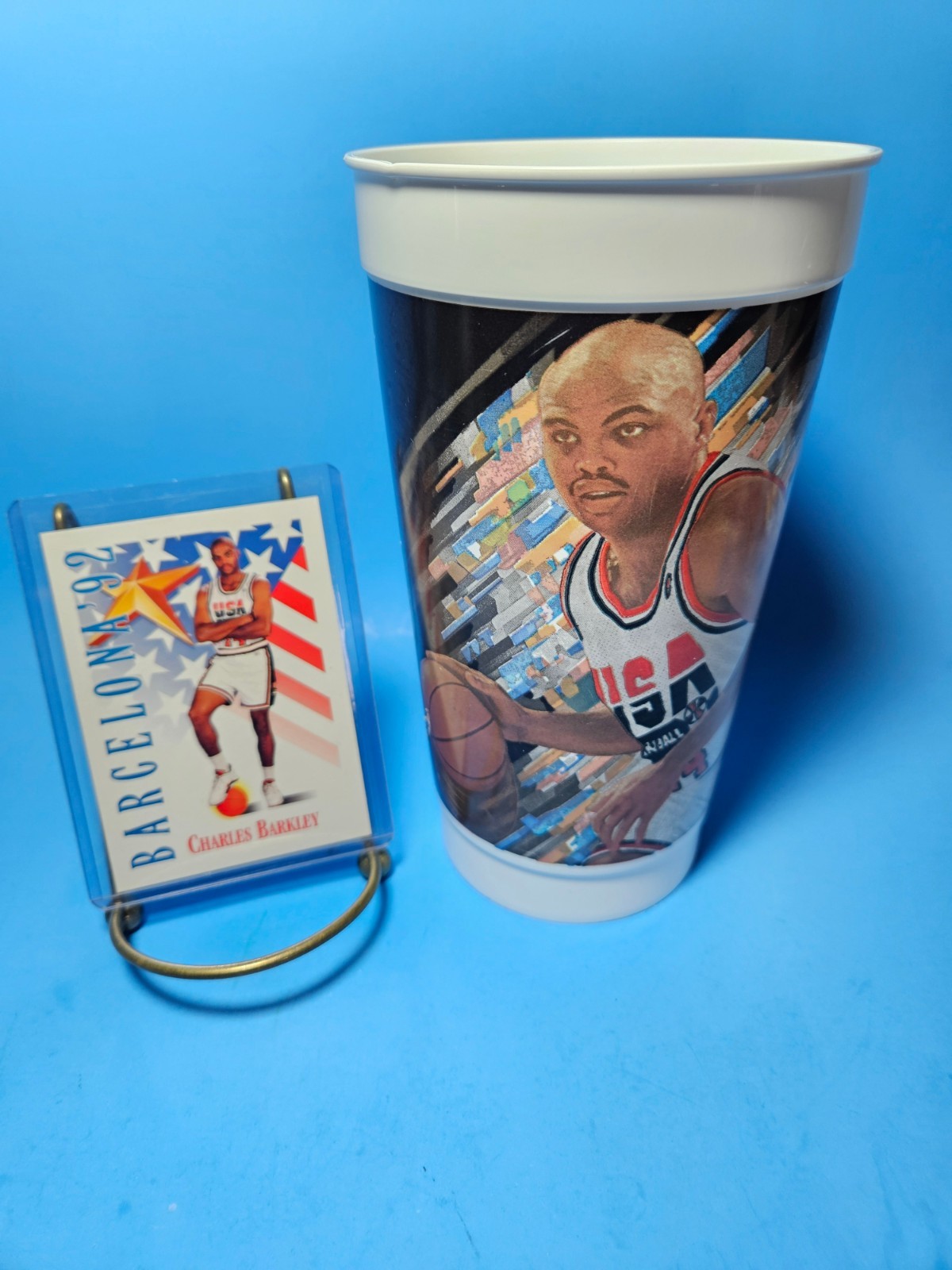 1992/94 McDonald\'s USA Basketball Dream Team 1 & 2 Loose Cups + Bonus Card