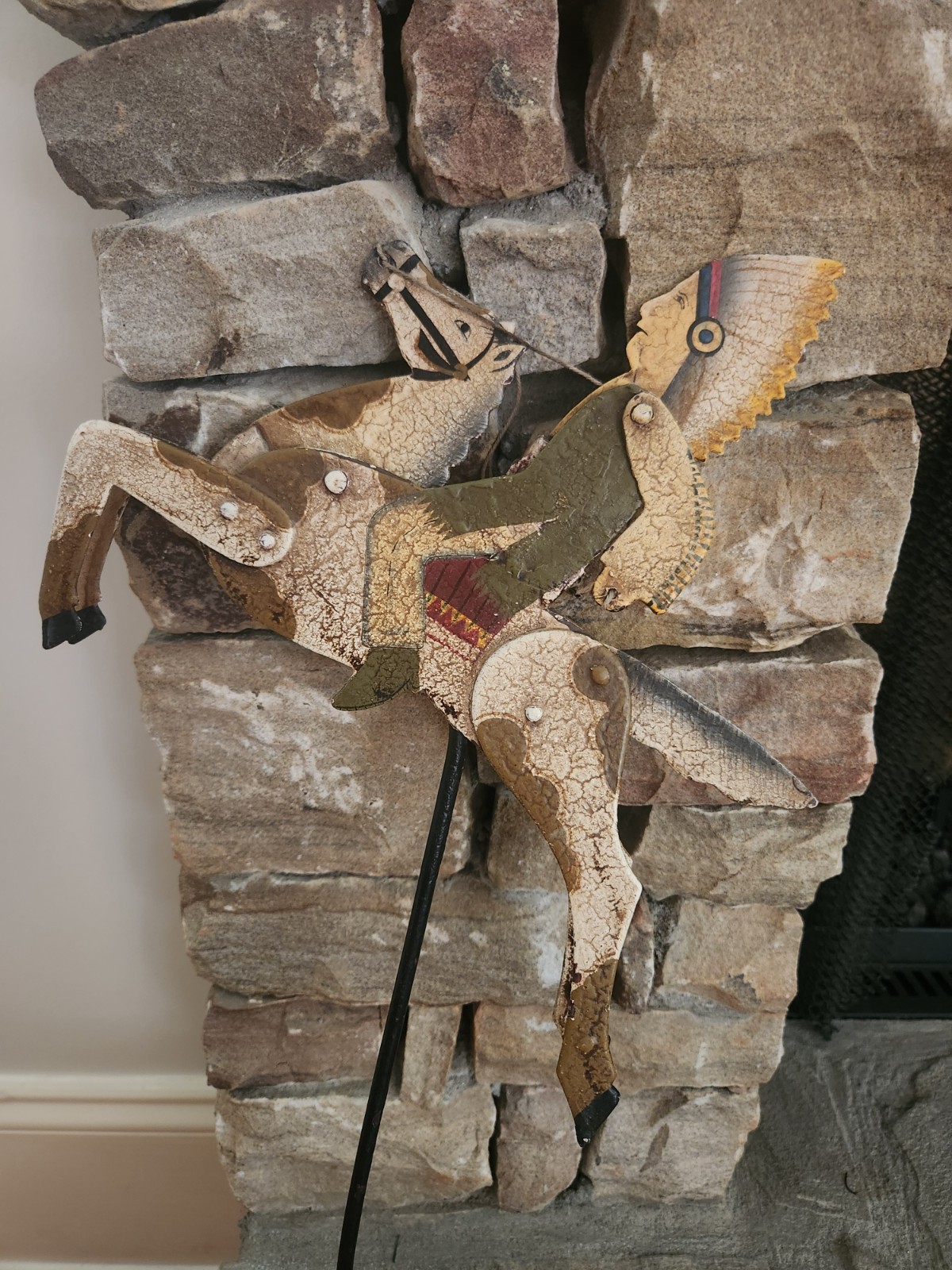 Winston Porter Western Native & Horse Great Plains Skyhook on a Pendulum 