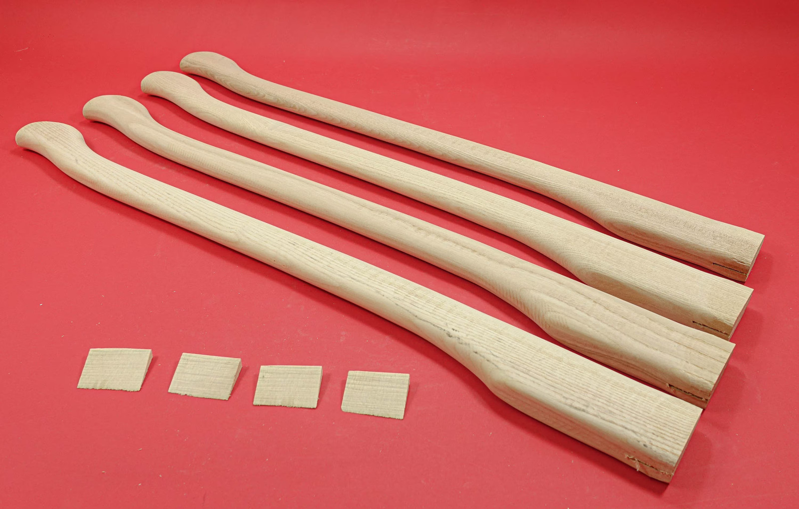 Lot of 4 pcs 31,5 inch (800 mm) Replacement Axe Handle
