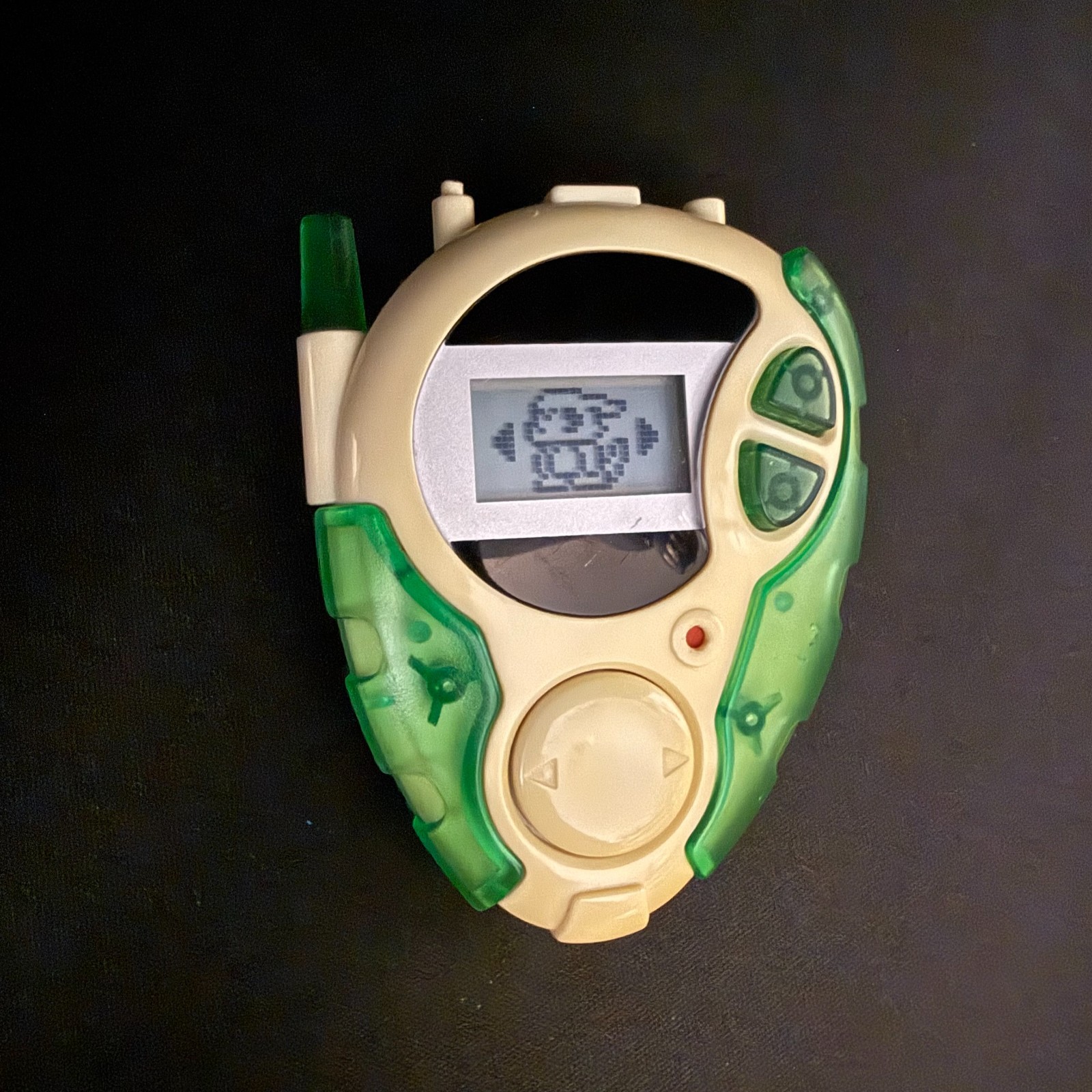 Vintage D3 D-3 Digivice Digimon Adventure Digital Monsters Translucent Green