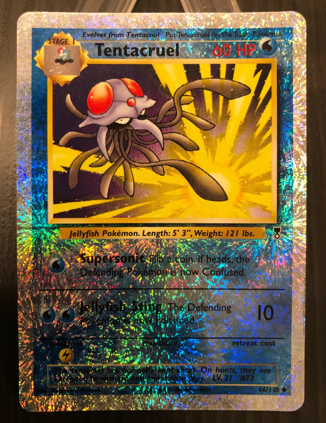 TENTACRUEL POKEMON 66/110 LEGENDARY COLLECTION 2002 REVERSE HOLO ENGLISH