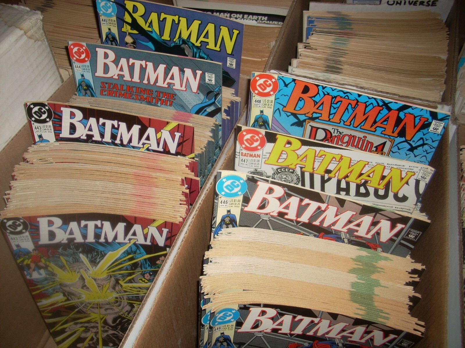 BATMAN 440 441 442 443 444 445 446 447 449 450(x2) FVF to VF 7.0 7.5 8.0 DC