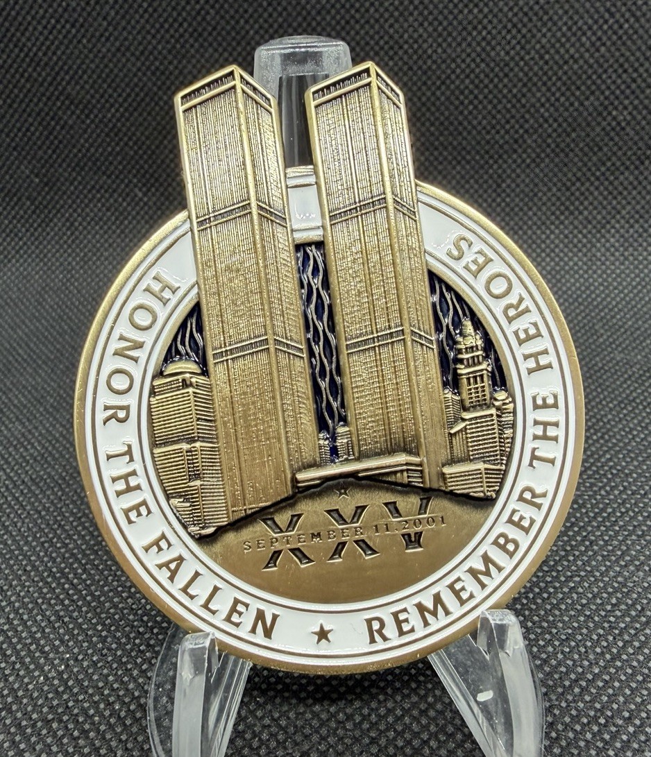 NYPD Intelligence Division 9/11 25th Anniversary Challenge Coin