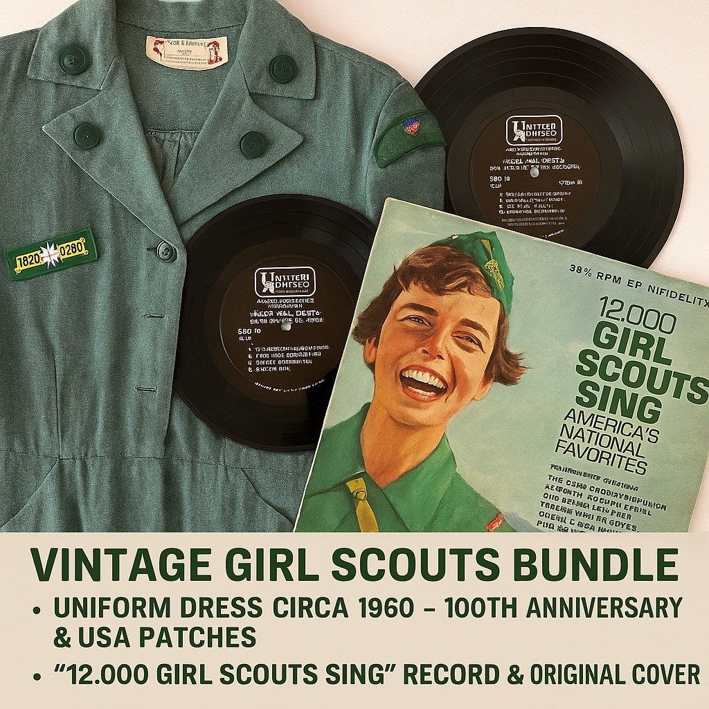 🎀 Vintage Girl Scouts USA Bundle – 1960s Nostalgia 🎀