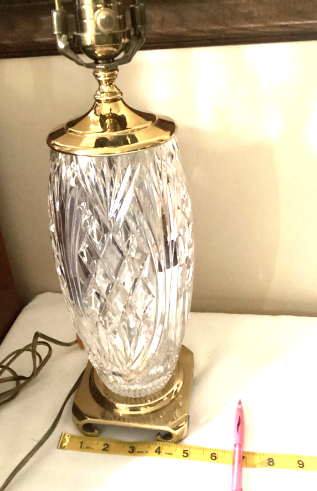 WATERFORD LEAD CRYSTAL/BRASS 23\