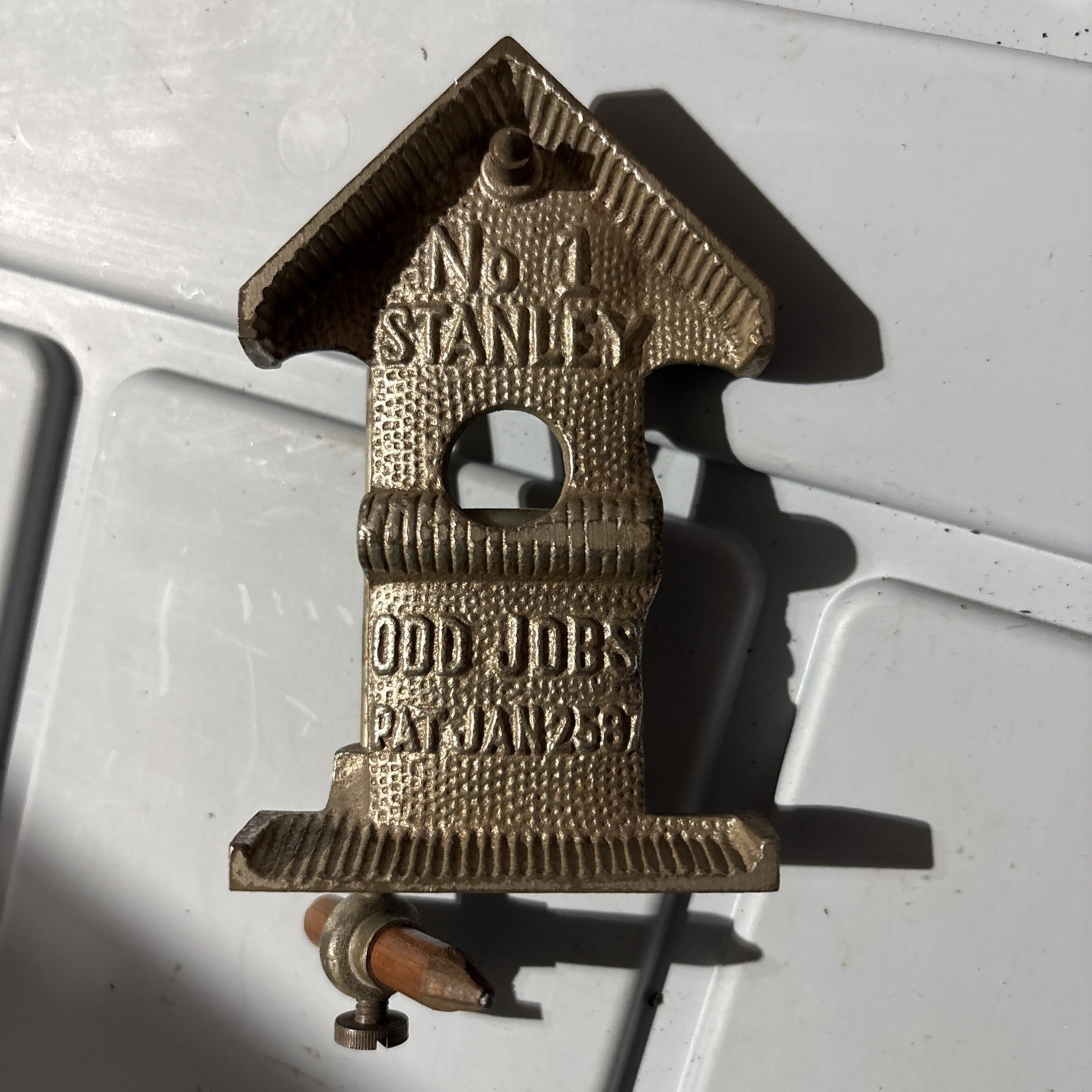 1887 STANLEY No. 1 “ODD JOBS”-ANTIQUE HAND TOOL-SQUARE-GAUGE-LEVEL