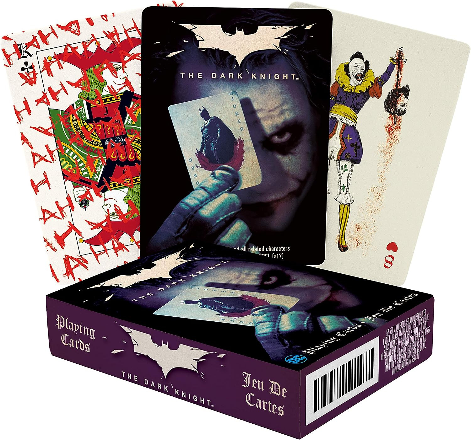 DC Comics Joker Playing Cards - Dark Knight Joker Themed Deck of Cards for Your