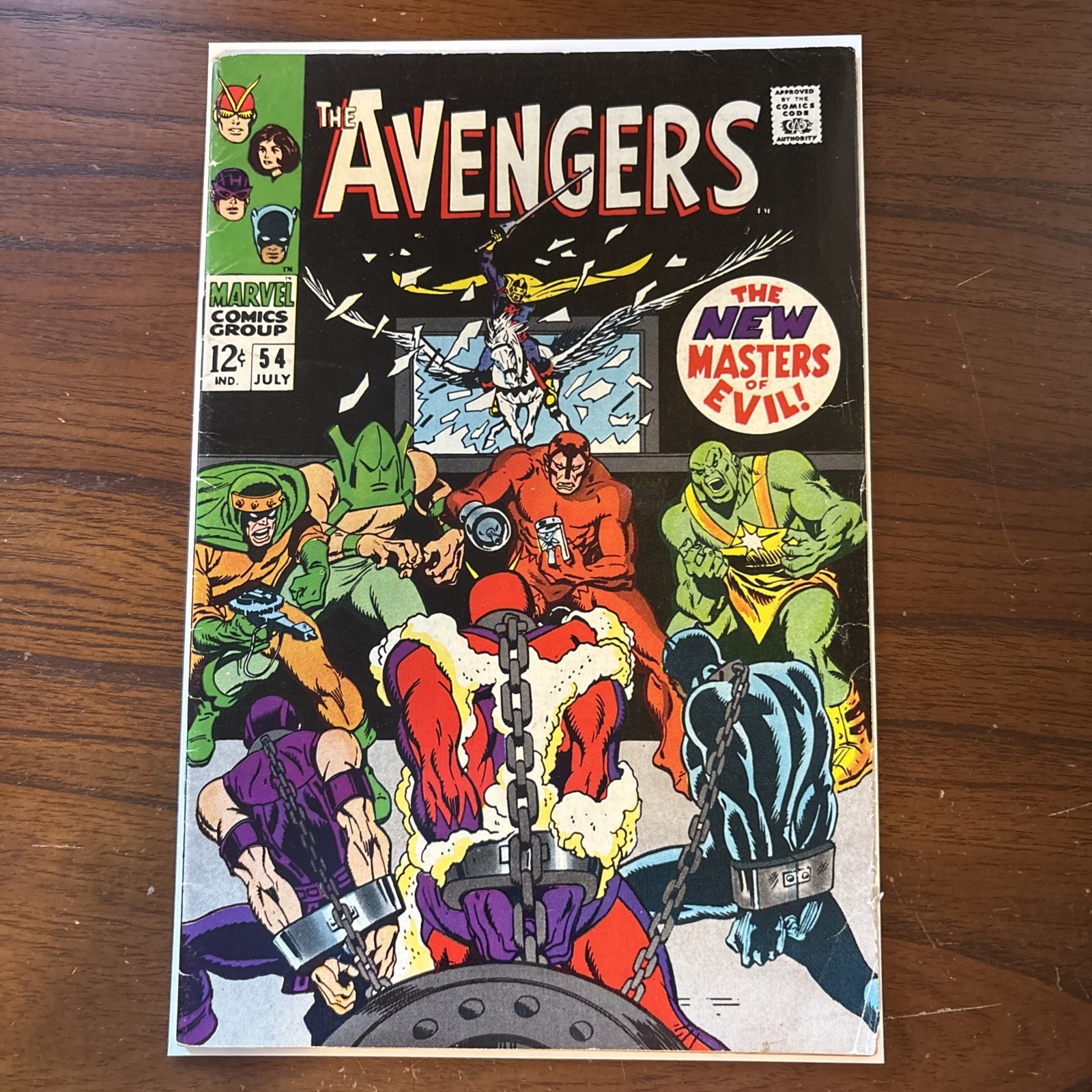 The Avengers #54 Marvel Comics 1968 1st Cameo App. Ultron Visionquest FN-