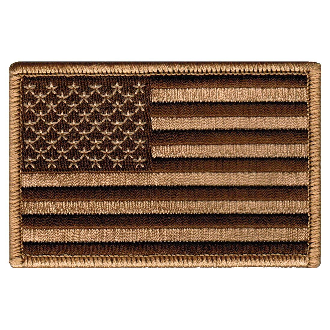 AMERICAN FLAG PATCH - US DESERT TAN SUBDUED SHOULDER USA embroidered iron-on AMERICAN FLAG PATCH - US DESERT TAN SUBDUED SHOULDER USA embroidered iron-on