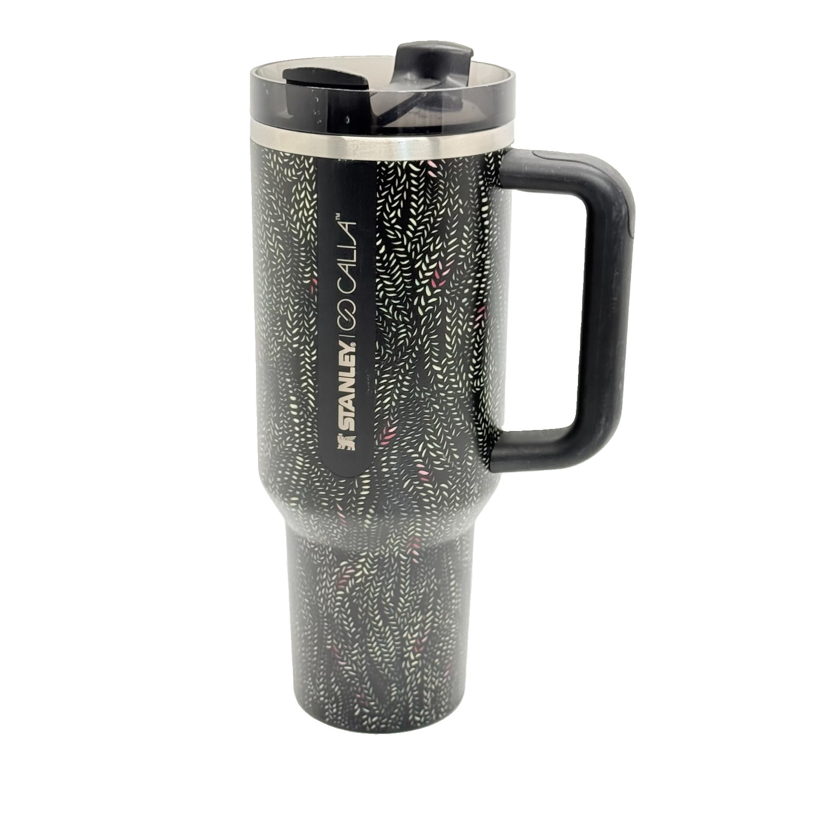 Stanley x CALIA Quencher 40 oz Tumbler Black Serpent H2.O FlowState NWT