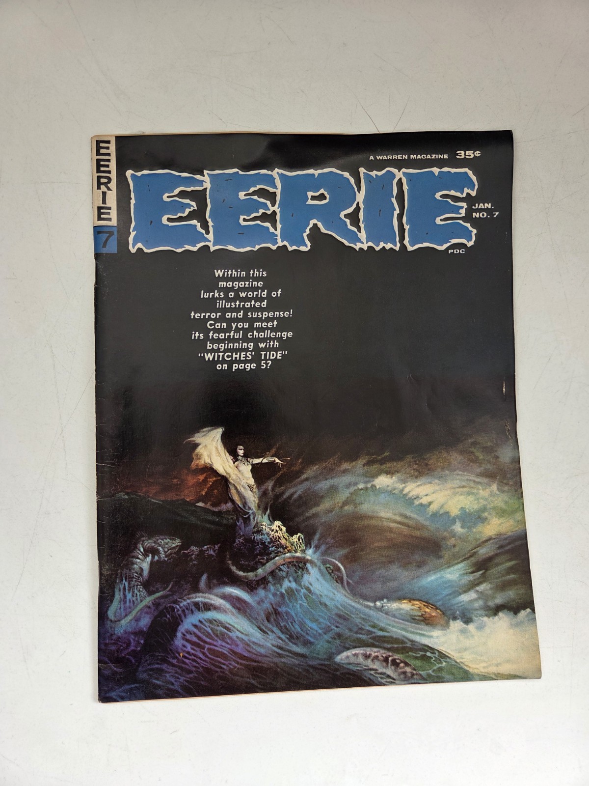Eerie #7 January 1967 Frank Frazetta Cover