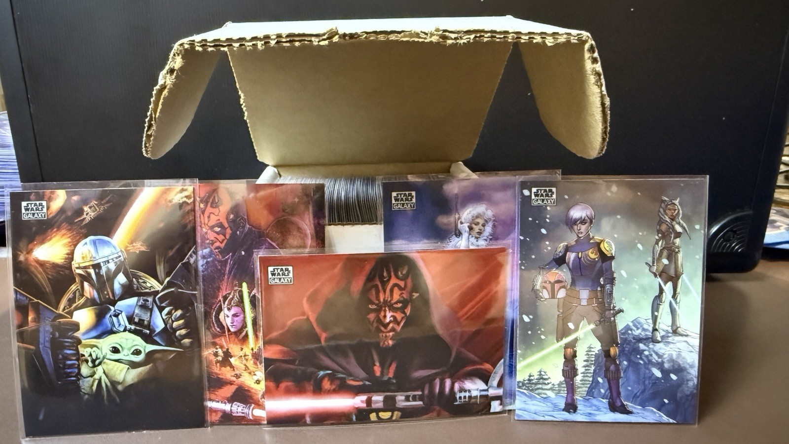 2026 Topps Chrome STAR WARS GALAXY Complete 100 CARD BASE SET Sleeved