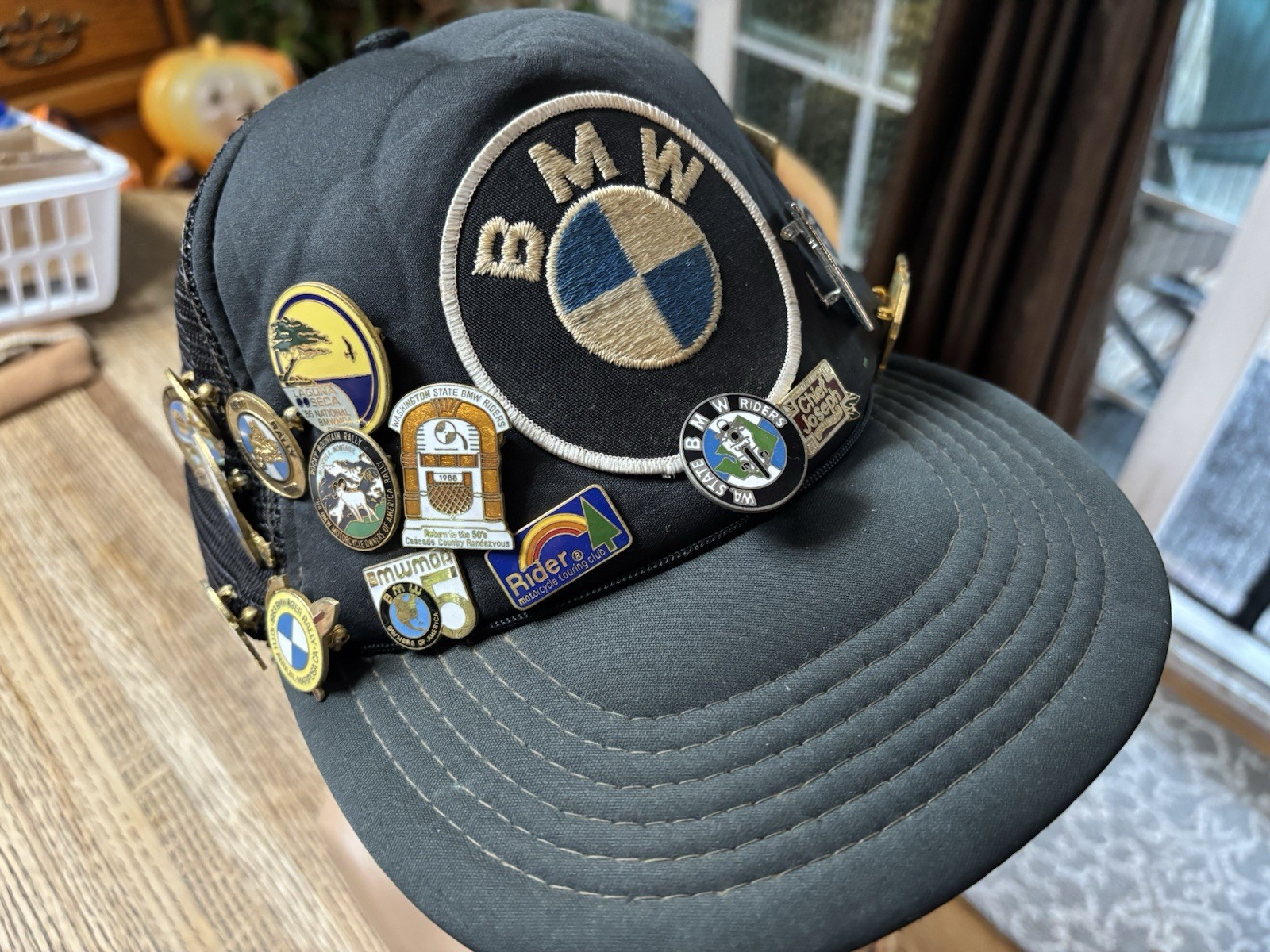 Vintage BMW Motorcycle Club  Enamel Pin Lot Of 20, 1980's
