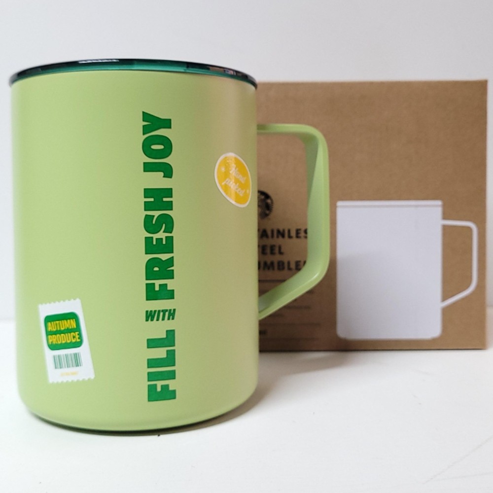 Starbucks 2026 SS Farmers Market Debbie Tumbler 473ml 16oz Olive Green