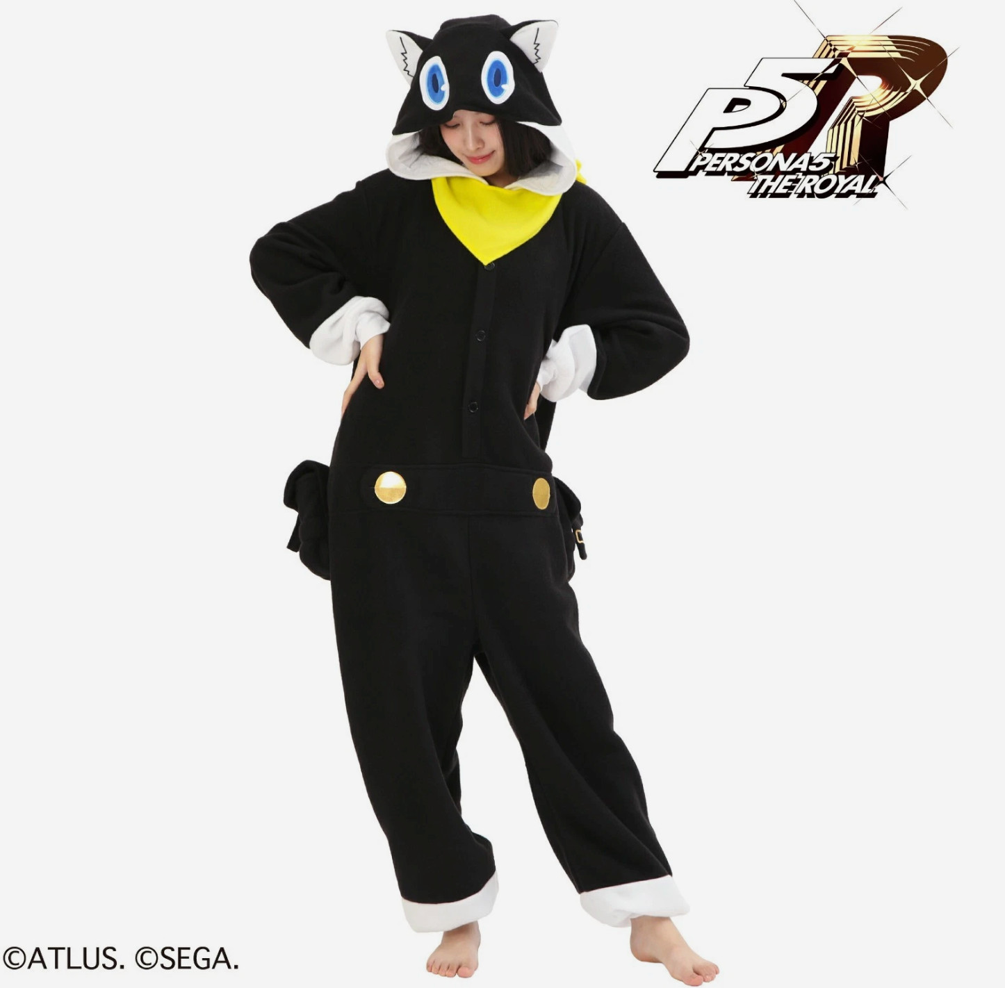 SAZAC Persona 5 MORGANA Kigurumi Costume Unisex Adults One Size Cosplay Japan