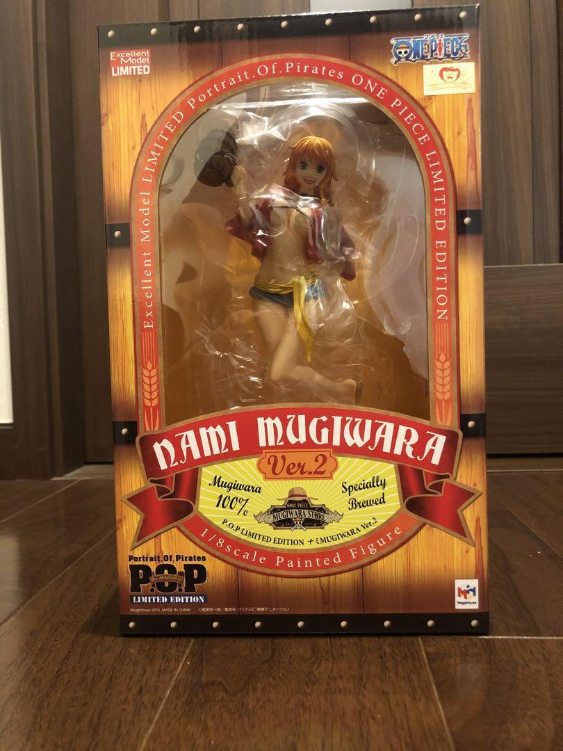 Nami MUGIWARA Ver.2 1/8 Figure P.O.P One Piece LIMITED EDITION Megahouse