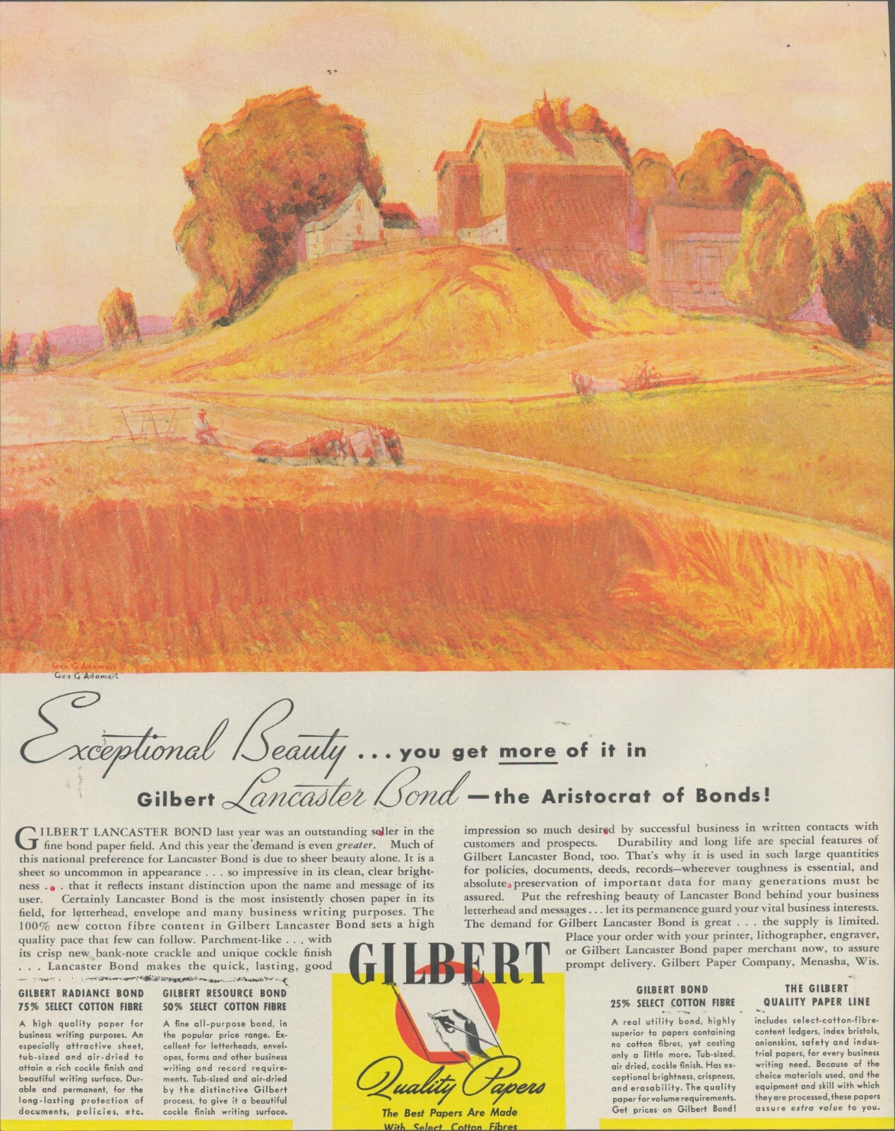 1944 GILBERT PAPERS AND KODAK ADS- K-24 AIRCRAFT CAMERA 1944 GILBERT PAPERS AND KODAK ADS- K-24 AIRCRAFT CAMERA