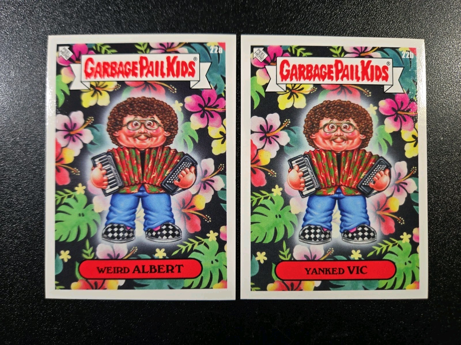 Weird Al Yankovic Eat It Amish Paradise Fat Spoof 2022 Garbage Pail Kids 2 Card