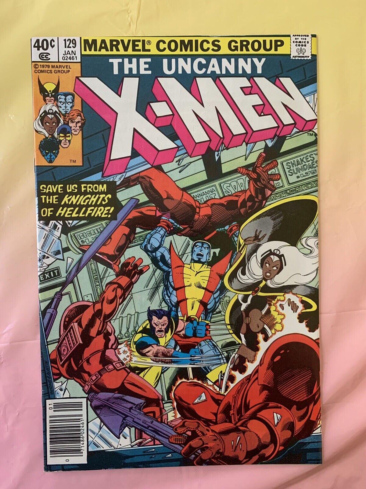 Uncanny X-Men #129 1st Kitty Pryde Emma Frost 1980 NEWSSTAND Marvel 8.5-9.0