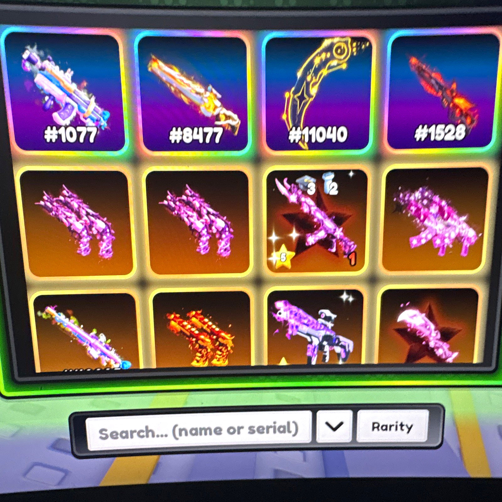 Roblox Digital In-Game Items w/ Serial Numbers #1077 #8477 #11040 #1528