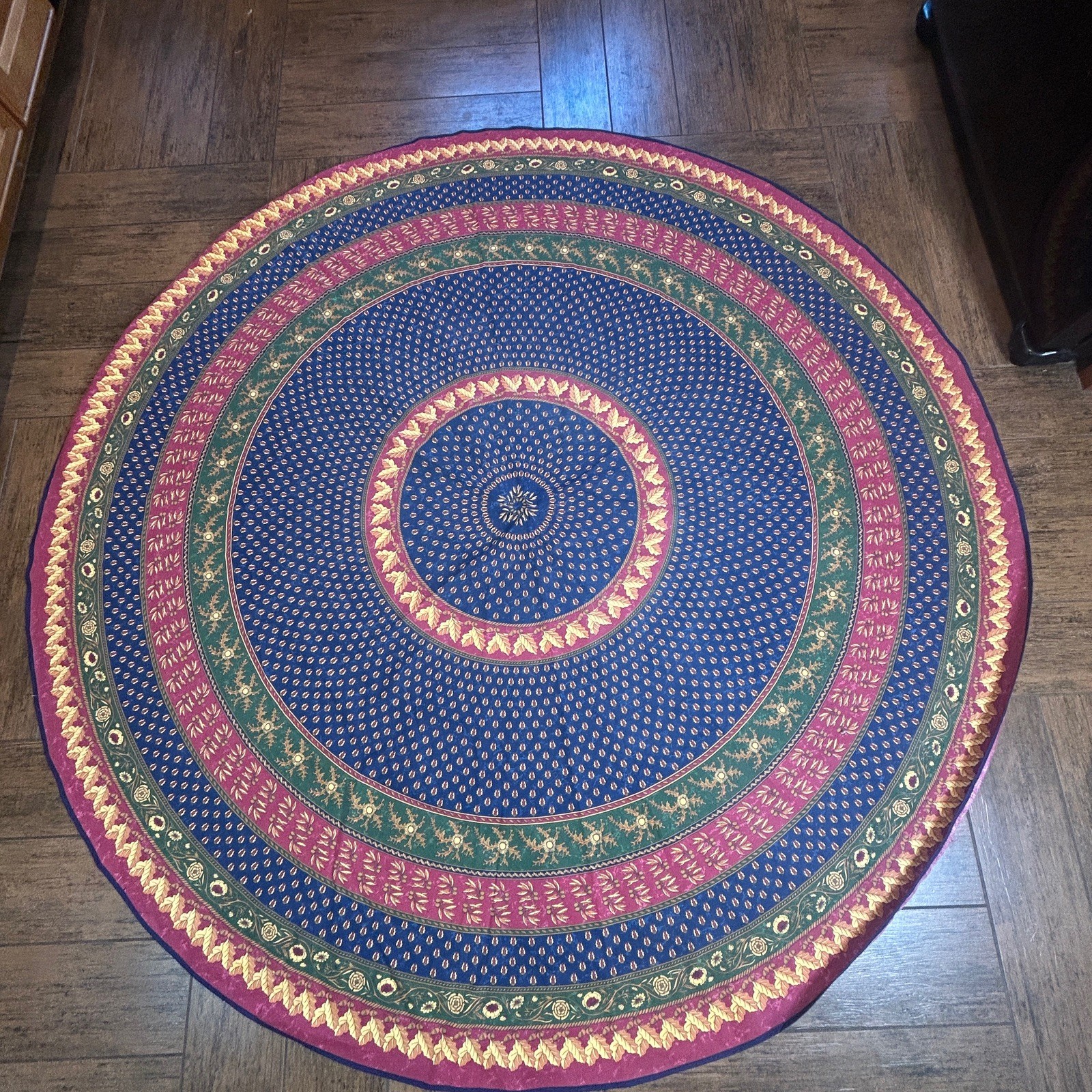 Boho Chic Mandala Indian Cotton Round Tablecloth