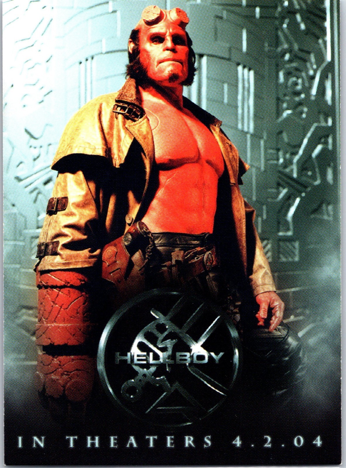 CHEAP PROMO CARD: HELLBOY THE MOVIE Inkworks 2004