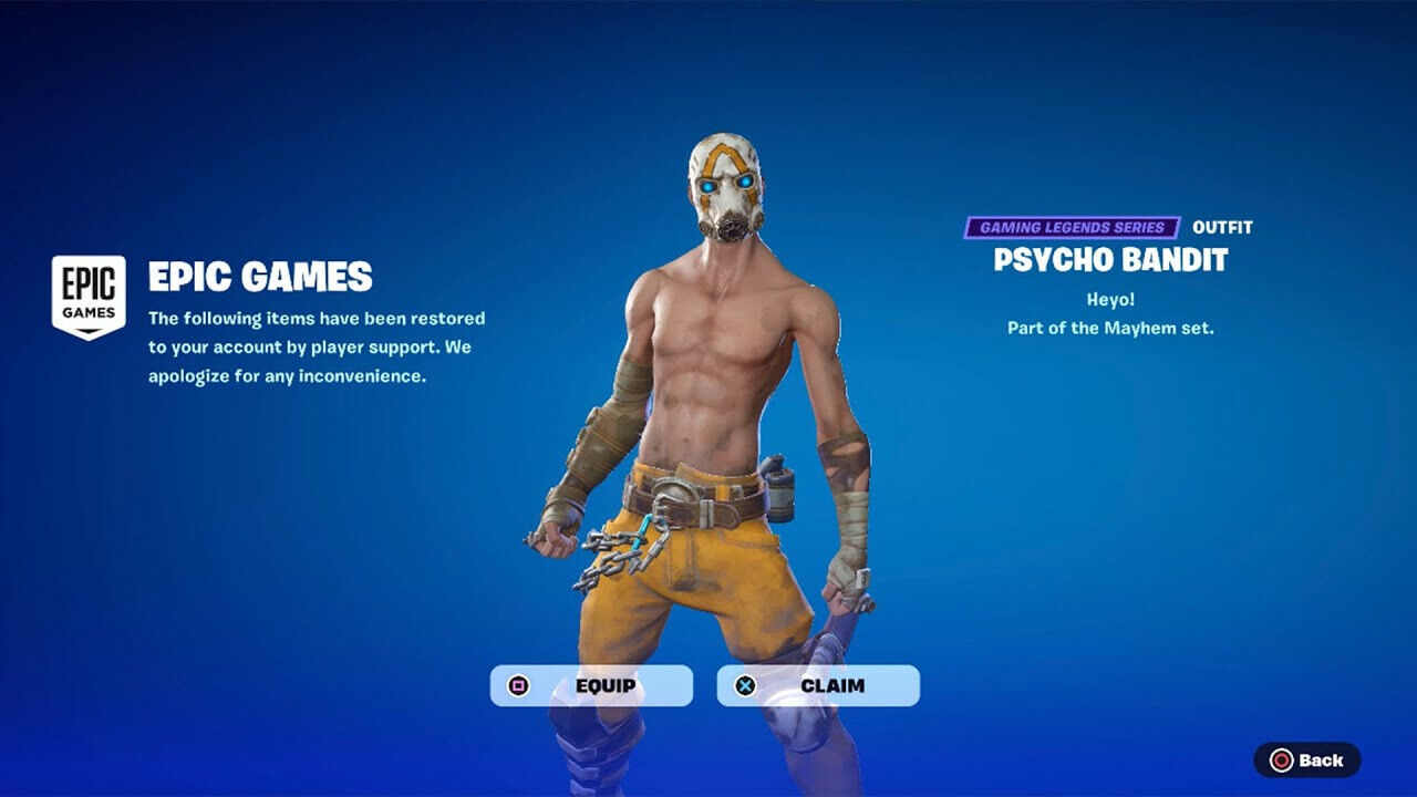 NEW FORTNlTE 1-200 Outfits Random (Guaranteed Psycho Pandit)