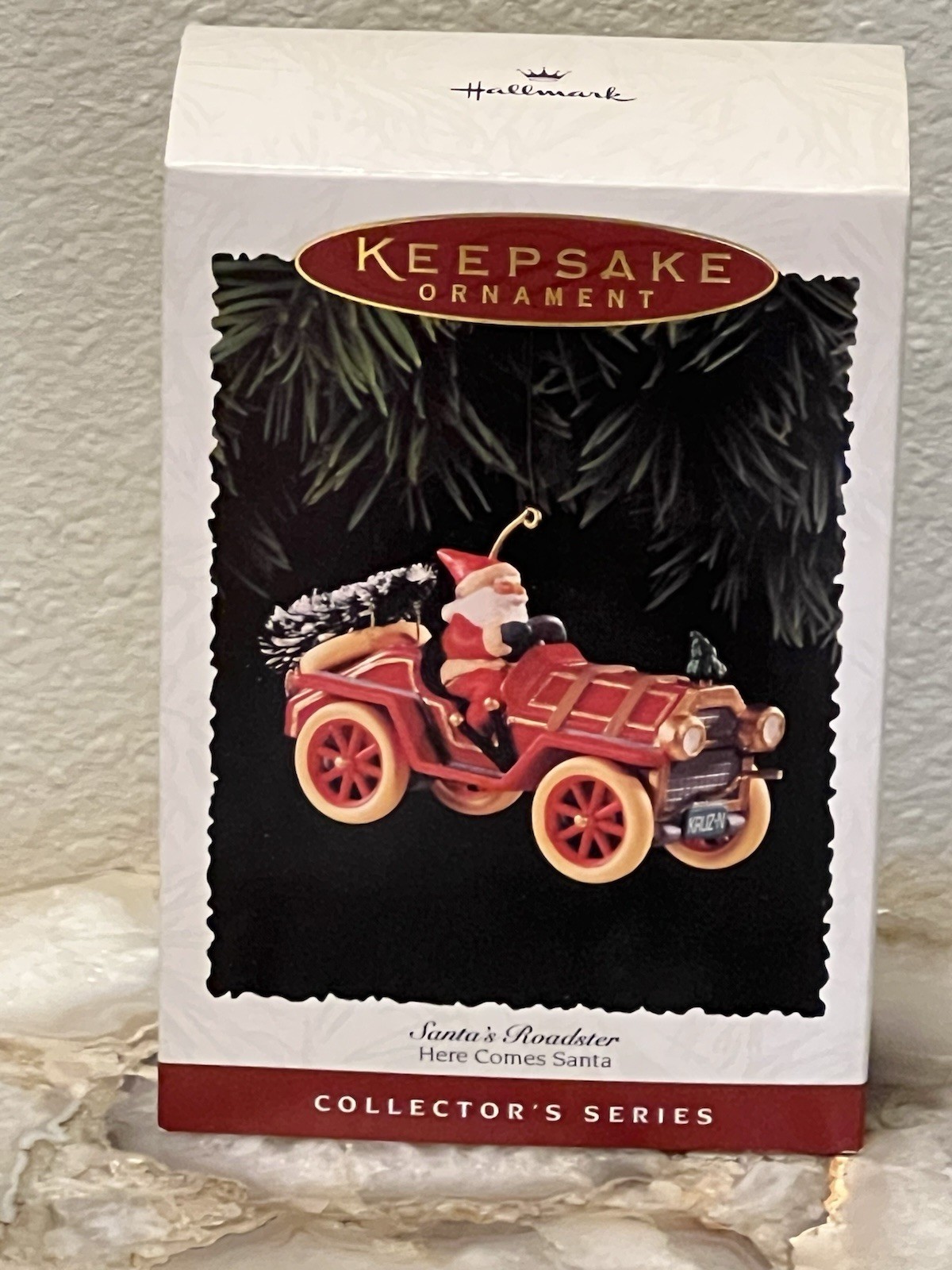 1995 Santa\'s Roadster - Here Comes Santa Series #17 Hallmark Keepsake Ornament