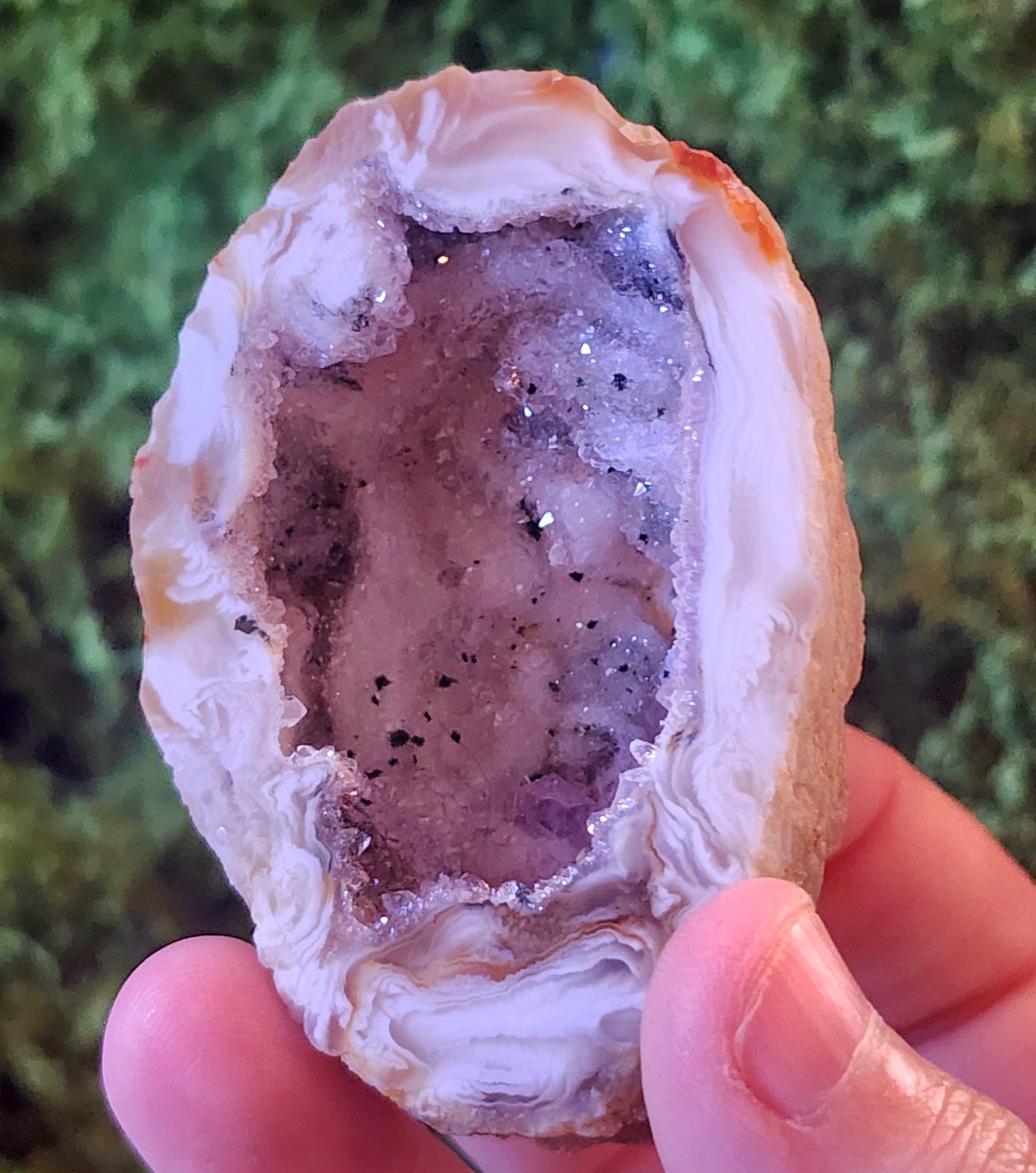 Oco Agate Geode Half