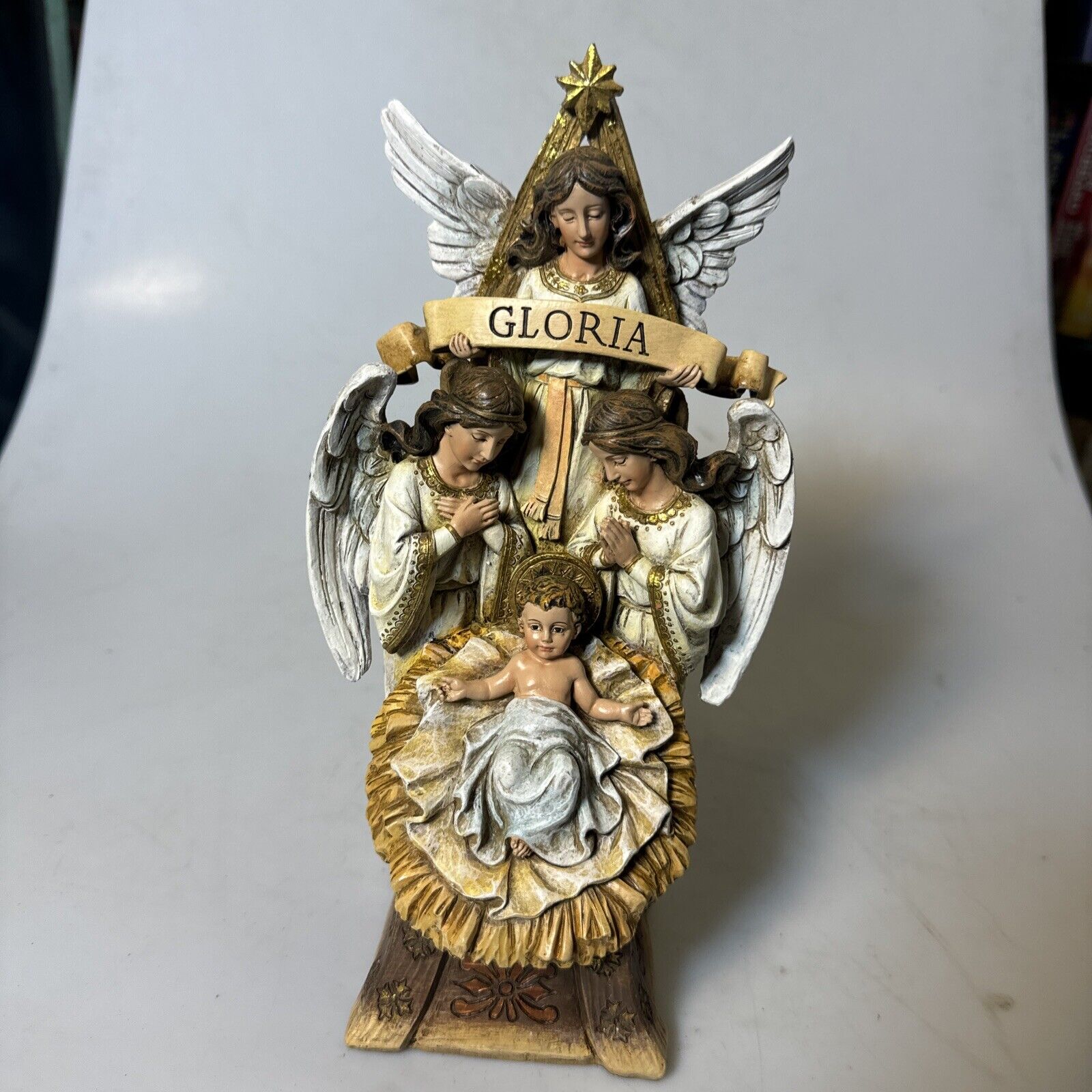 Vintage Gloria Angels Baby Jesus 9 1/2”