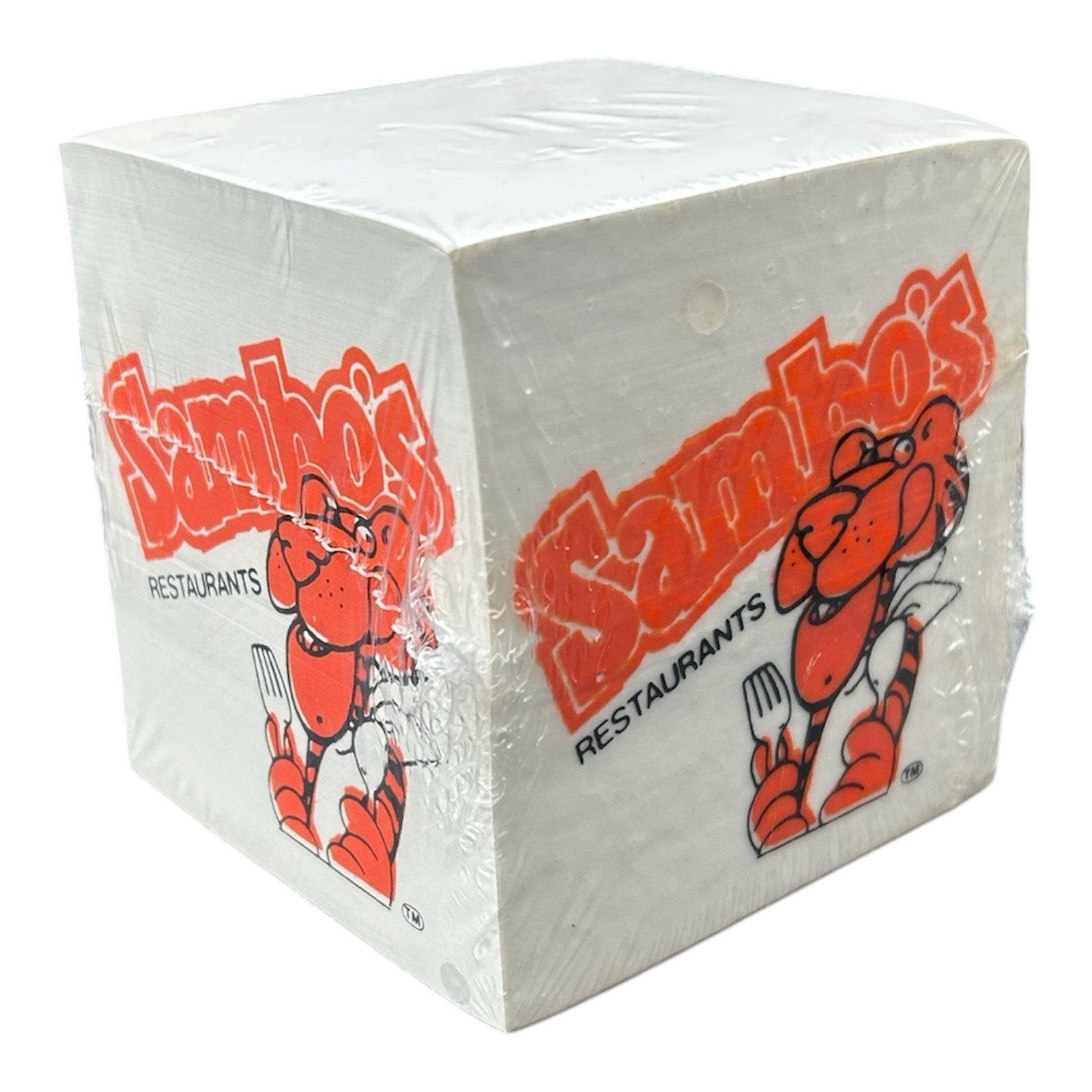 RARE Vintage Sambo’s Restaurants Memo Pad SEALED