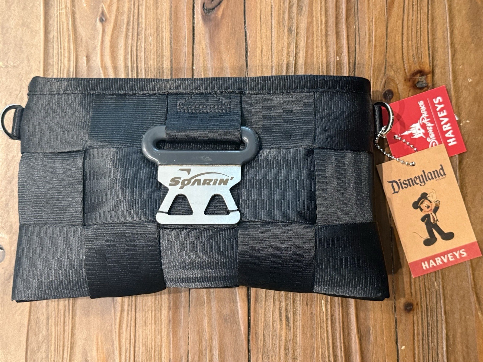 HARVEYS Disney Soarin D23 2026 Bag LE 150 #127 Disneyland Seatbelt Exclusive NEW HARVEYS Disney Soarin D23 2026 Bag LE 150 #127 Disneyland Seatbelt Exclusive NEW