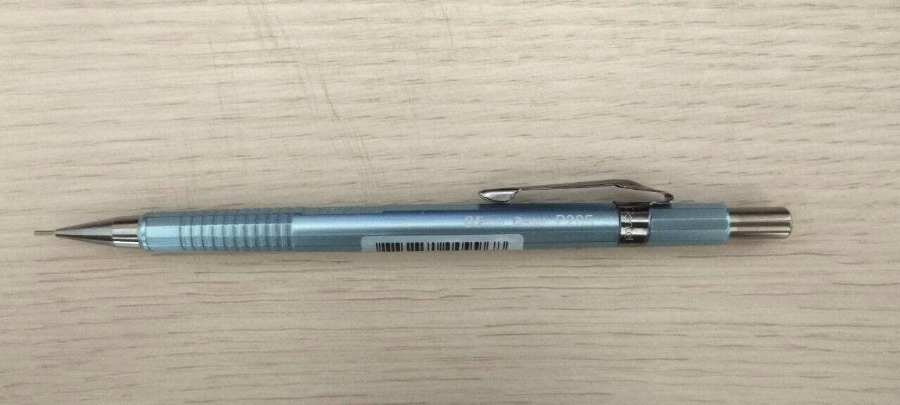 PENTEL Sharp Mechanical Drafting Pencil, 0.5 mm, P205M-SX – Sky Blue Metallic
