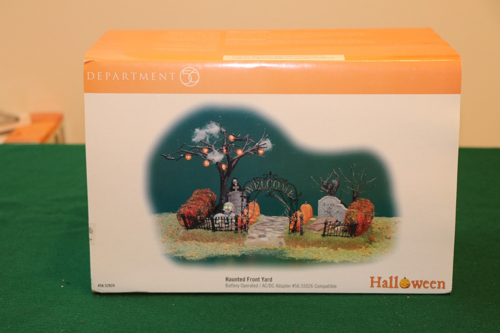 department 56 halloween Haunted Front Yard
