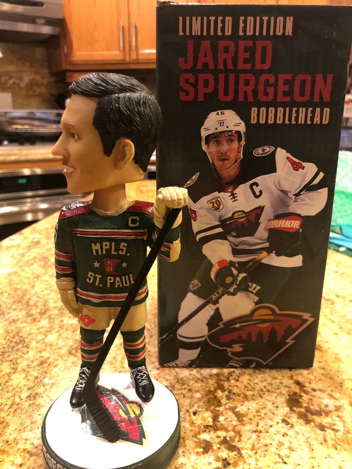 2021-22 Minnesota Wild Captain Jared Spurgeon Bobblehead