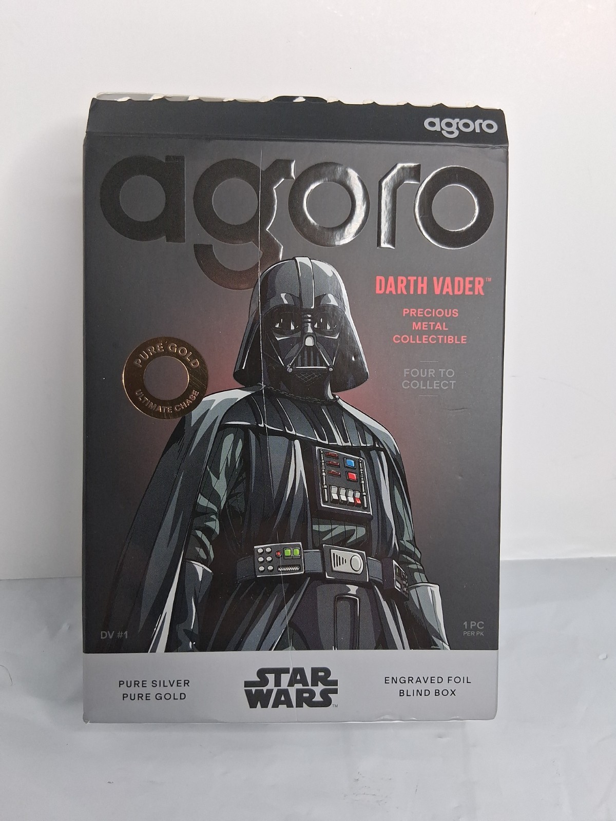 Agoro Star Wars Darth Vader Blind Box Opened 2025 Silver Agoro Star Wars Darth Vader Blind Box Opened 2025 Silver