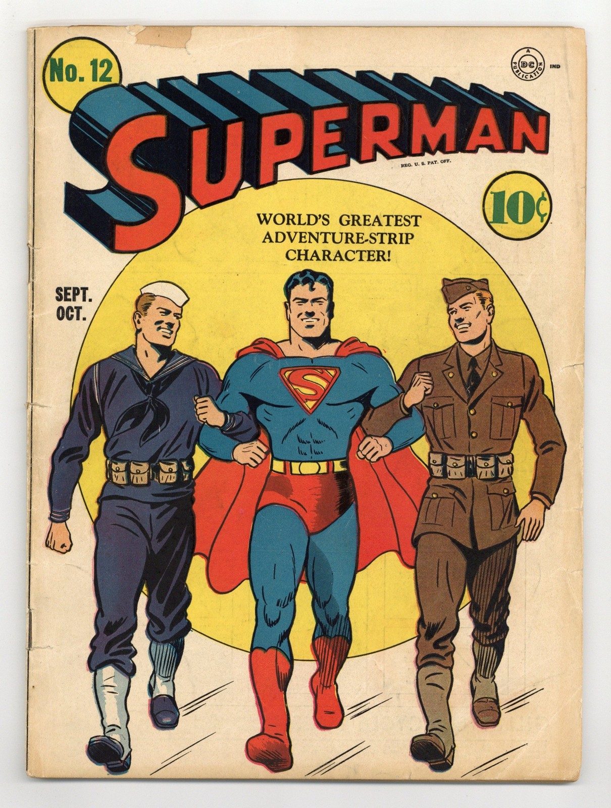 Superman #12 GD+ 2.5 1941